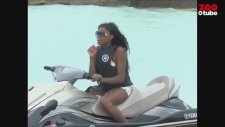 Plajda İnanılmaz Jet Ski Kazası