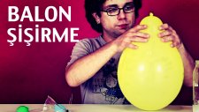 Kuru Buzla Balon Şişirme Deneyi