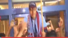 Oscar Cardozo Trabzon'a Geldi
