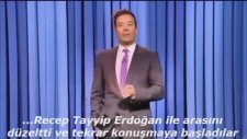Jimmy fallon ''Recep Tayyip Erdoğan'' Demeye Çalışıyor