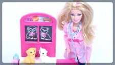 Veteriner Barbie Hayvanları Muayene Ediyor