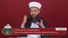Cübbeli Ahmet Hocaefendi'den Ahmet Davutoğlu'na Dua