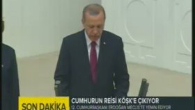Cumhurbaşkanı Recep Tayyip Erdoğan'ın Yemin Töreni