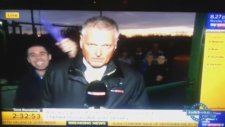 Sky Sports Muhabirine Canlı Yayında Kötü Süpriz!