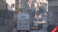 Sancaktepe Sarıgazi TOMA’yı Molotofla Böyle Yaktılar