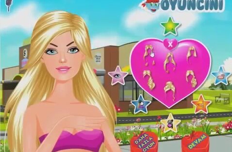 Barbi Oyunu - Barbie Giydirme Makyaj Yapma | İzlesene.com