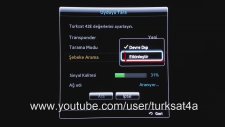 Türksat 4A Samsung Smart Tv Manuel Kanal Arama Şebeke Arama