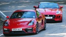 Jaguar F-Type Coupe - Porsche Cayman Gts Kapışması