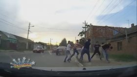 Trafikte Türkleri Aratmayan Rus Kavgası