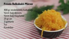 Fırında Balkabaklı Mücver Tarifi