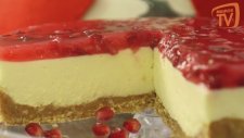Narlı Beyaz Çikolatalı Cheesecake Tarifi