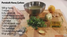 Havuç Portakal Çorbası Tarifi