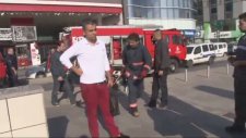 Hacıosman - Yenikapı Metrosu Kaza Yaptı