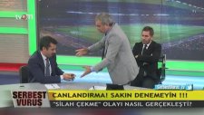 Adnan Aybaba, Mehmet Baransu'ya Silah Çekti