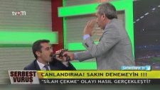 Adnan Aybaba Mehmet Baransu'ya Silah Çekti