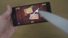 Fruit Ninja oyununu Xperia Z3'te gerçek bıçakla oynadılar