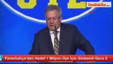 Fenerbahçe'nin 'Hedef 1 Milyon Üye' Projesi Törenle Tanıtıldı