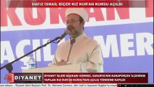 Hafız İsmail Biçer Kız Kur'an Kursu Açıldı