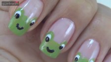Kurbağa Oje Deseni - Nail Arts