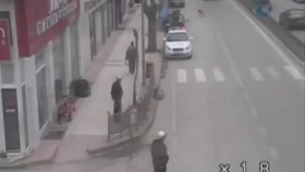 Polisi Görünce Avını Bırakıp Kaçan Köpek