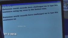 Burnuyla Işık Hızında Klavye Kullanabilen Hintli