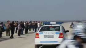 Polis Karşısında Motorla Drift Yapmak