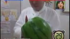 Portakal Soyar Gibi Karpuz Kesmek