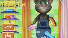 Talking Tom Banyo Yapıyor Oyununun Oynanış Videosu