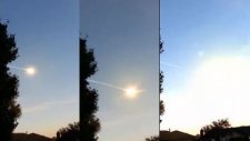 Meteorun Amerika'ya düşüşü böyle görüntülendi