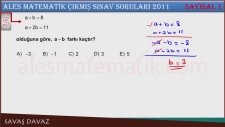 Ales Çıkmış Sınav Soruları Ve Çözümleri 2011 Ales Sonbahar Dönemi Soru