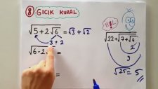 10 Dk'da Köklü Sayılar - Tonguc Akademi, Mehmet Tugutlu