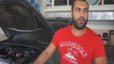 Porsche'ye Tüp Taktıran Vatandaş