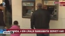 Bankamatik Tuşlarına Basarak 4000 TL Çeken Çocuk