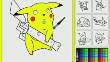 Pikachu Boyama Oyununun Oynanış Videosu
