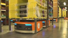 Yeni nesil robotlar Amazon'un devasa depolarında çalışıyor