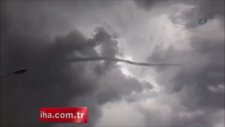 Antalya'da Yatay Hortum Oluşması