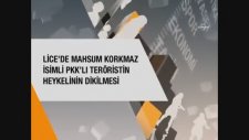 Lice'de PKK'lı Heykelinin Dikilmesi Hakkında Ne Düşünüyorsunuz - Ropörtaj