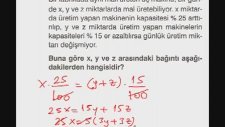 Yüzde Problemleri, Konu Anlatımı - Ekol Hoca