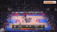 Anadolu Efes, Real Madride 90-70 Yenildi
