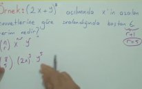 Binom Açılımı 2 - Şenol Hoca