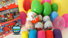 30 Sürpriz Yumurta Açımı! Sünger Bob Hello Kitty Şirinler Disney Prensesleri Ve Sürpriz Oyuncaklar