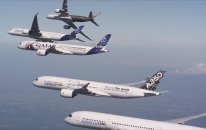 Aile Uçuşu - 5 Tane A350 Bir Arada