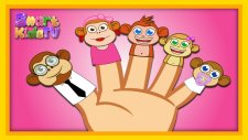 Finger Family Maymun Ailesi - Sevimli Dostlar- İngilizce Çizgi Film Çocuk Şarkıları Videoları