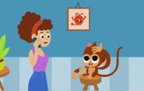 5 Little Monkeys Jumping On The Bed Nursery Rhyme -- My Magic Pet Morphle
