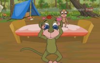Five Little Monkeys Jumping on The Bed - English Nursery Rhymes - Cartoon/Animated Rhymes For Kids