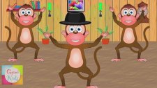 Five Little Monkeys Jumping on the Bed Nursery Rhyme - Animation Rhymes For Children| Animation