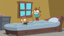 Five Little Monkeys Jumping on the Bed - Nursery Rhyme by Laughing Dots