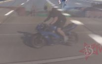 Otobanda Motosiklet İle Drift