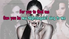 Demi Lovato - Nightingale (Pıano) Karaoke / Instrumental