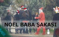 Noel Baba Heykeli Şakası